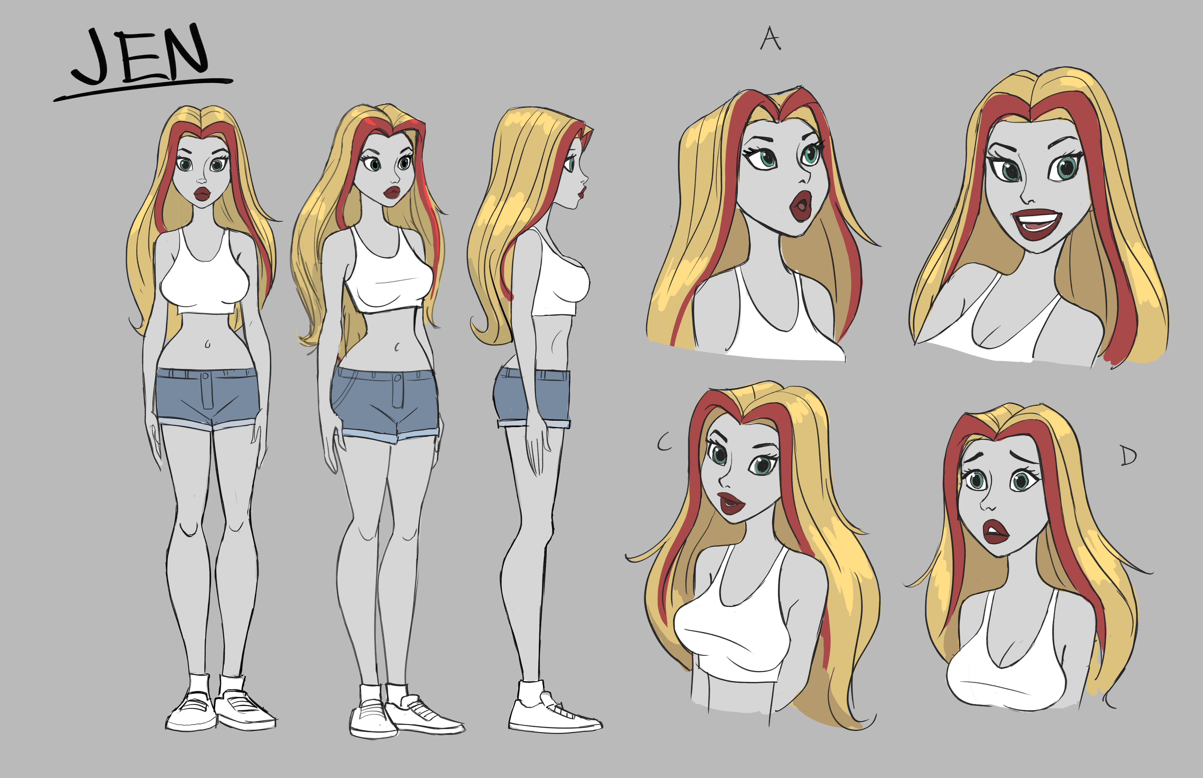 Jen Character Design